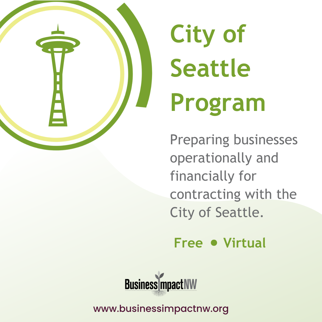 City of Seattle contracting support program graphic
