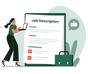 Job description graphic