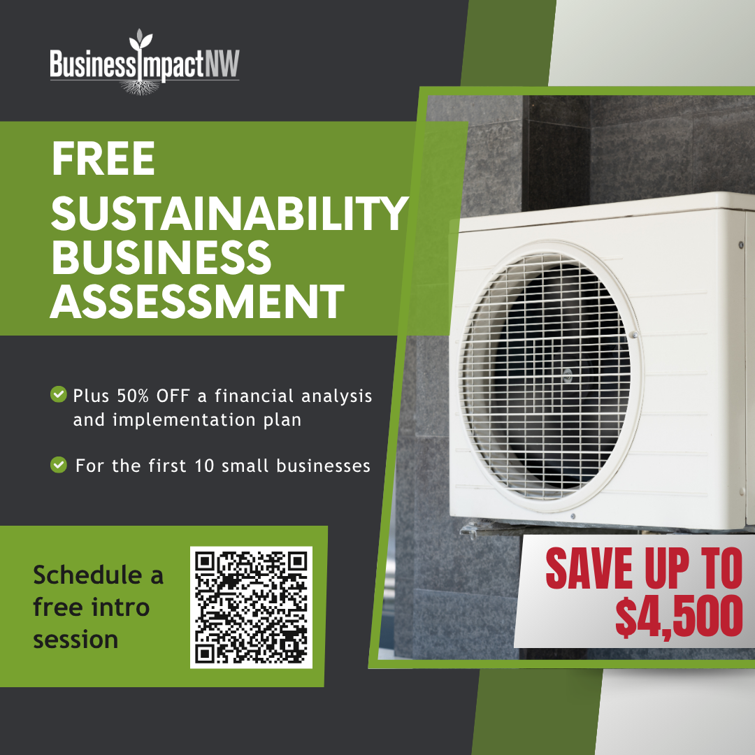 Free Sustainability Business Assessment promotional graphic